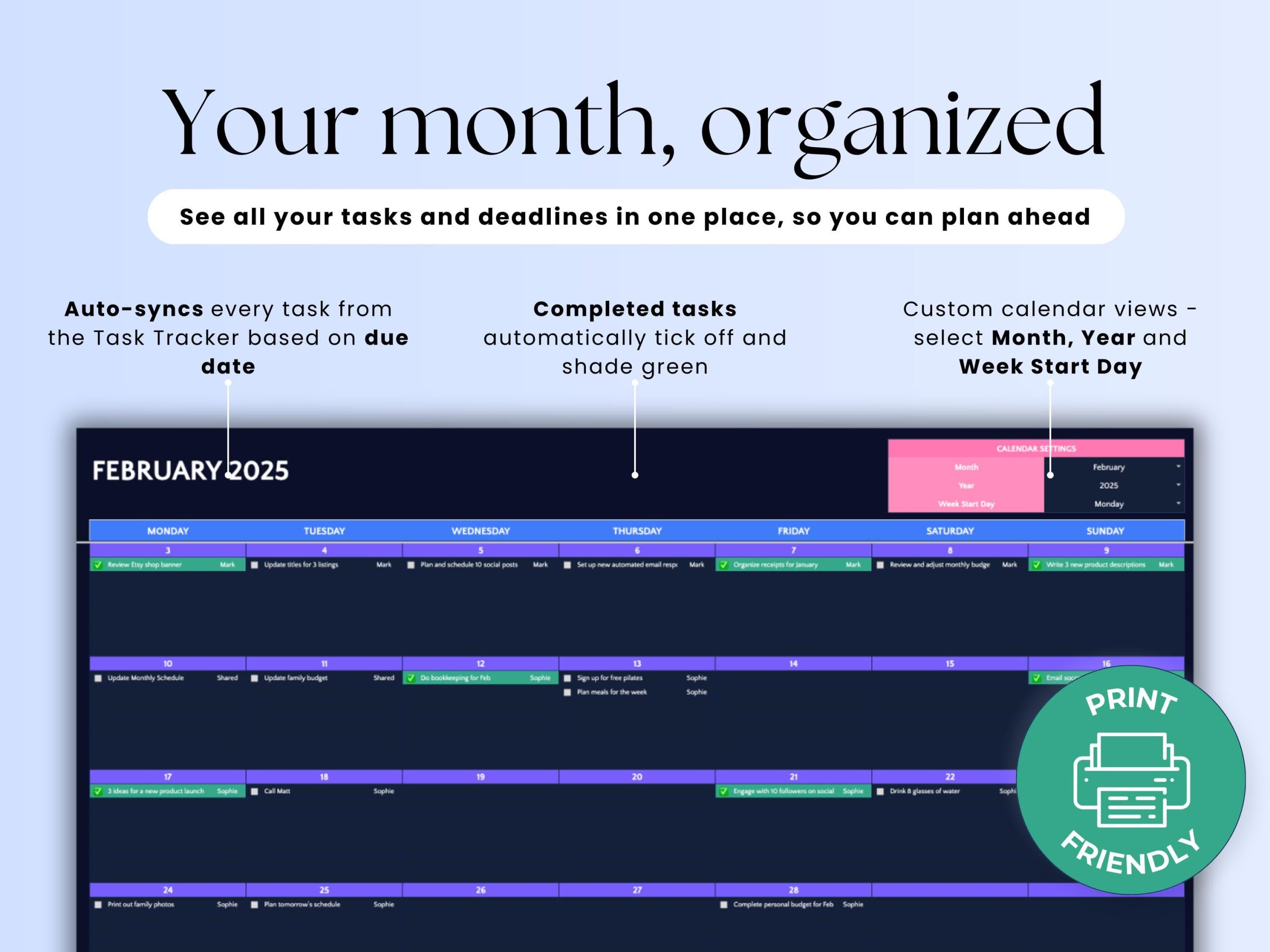 Task Tracker Spreadsheet Task Priority Tracker Google Sheets V2.9.5 - Image 6