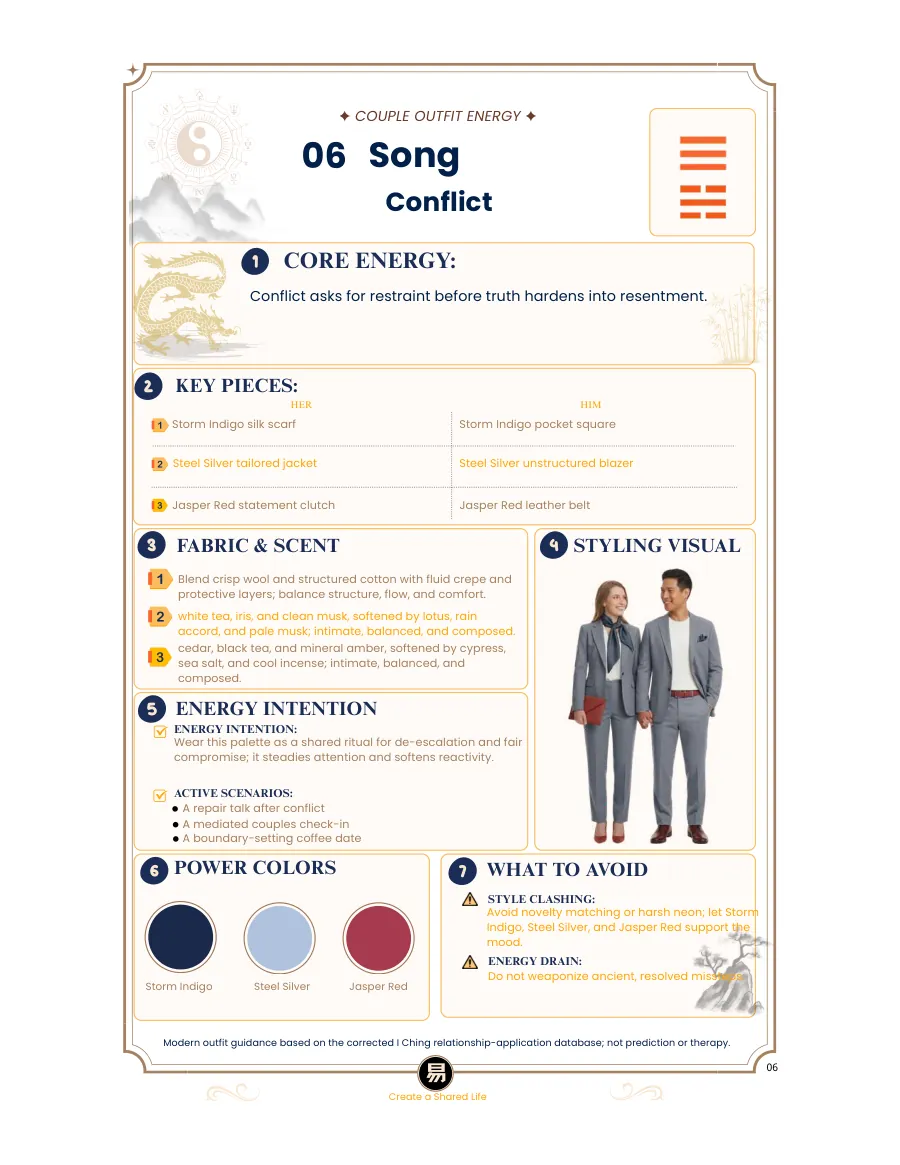 Song Conflict couple style guide page