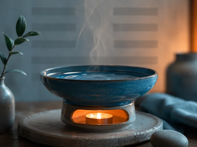 Steam rising over a warm meal symbolizing the balance of water and fire in Hexagram 63 relationship stability
